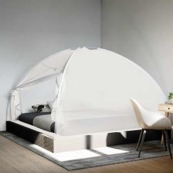 Moustiquaire mongole avec portes 220 maille blanc 200x200x135cm