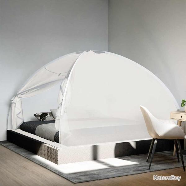 Moustiquaire mongole avec portes 220 maille blanc 200x200x135cm