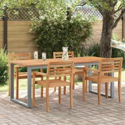 Table de Gris 200 x 90 x 75 cm Bois d'Acacia Massif