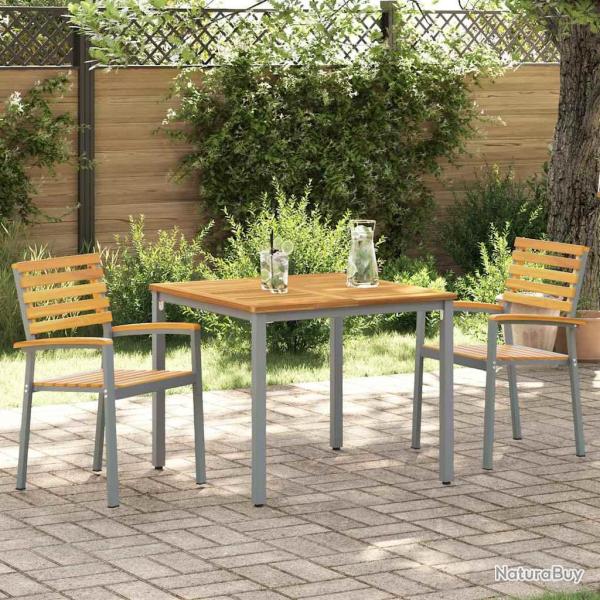 Chaise de 2 pcs Marron 56 x 57 x 87 cm