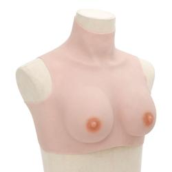 Plastron en silicone caucasien coupe B