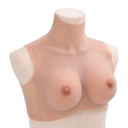 Plastron en silicone naturel coupe C