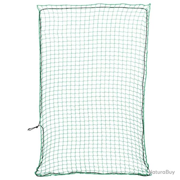 Filet pour remorque avec corde �lastique vert 3x2 m PP