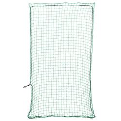 Filet pour remorque avec corde &eacute;lastique vert 4,5x2,5 m PP