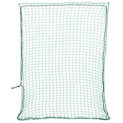 Filet pour remorque avec corde &eacute;lastique vert 3,5x3 m PP