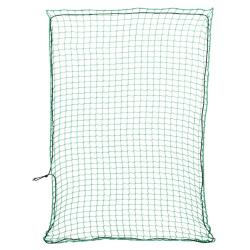 Filet pour remorque avec corde &eacute;lastique vert 4x3 m PP