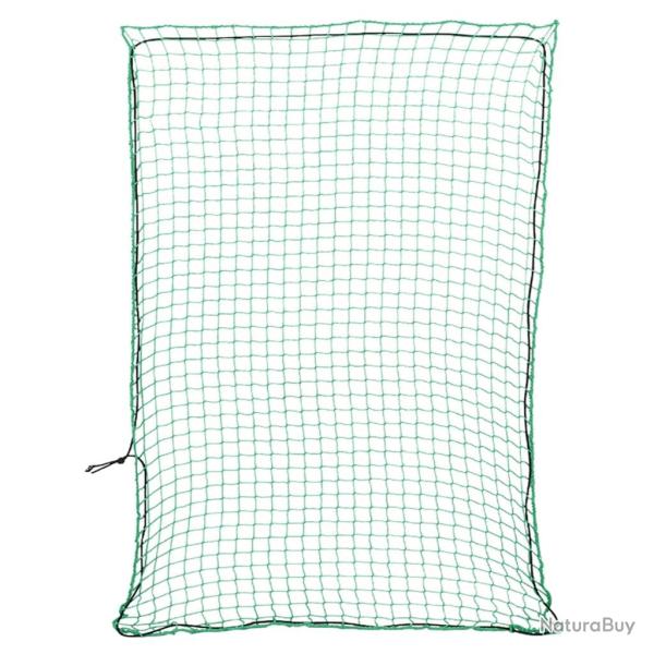 Filet pour remorque avec corde �lastique vert 4x3 m PP