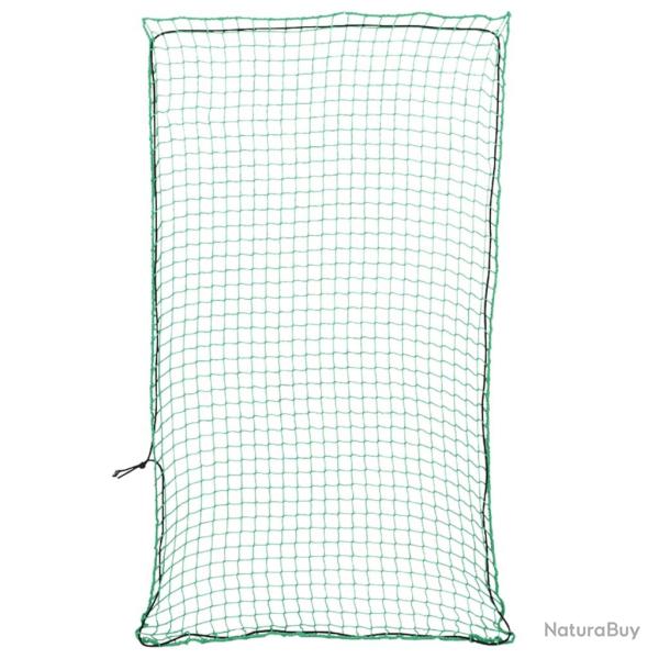 Filet pour remorque avec corde �lastique vert 5x3 m PP