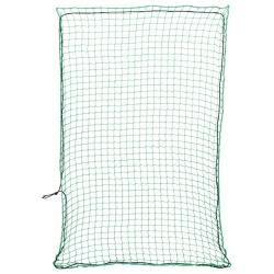 Filet pour remorque avec corde &eacute;lastique vert 5x3,5 m PP