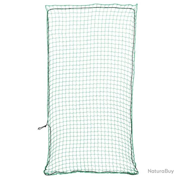 Filet pour remorque avec corde �lastique vert 8x3,5 m PP