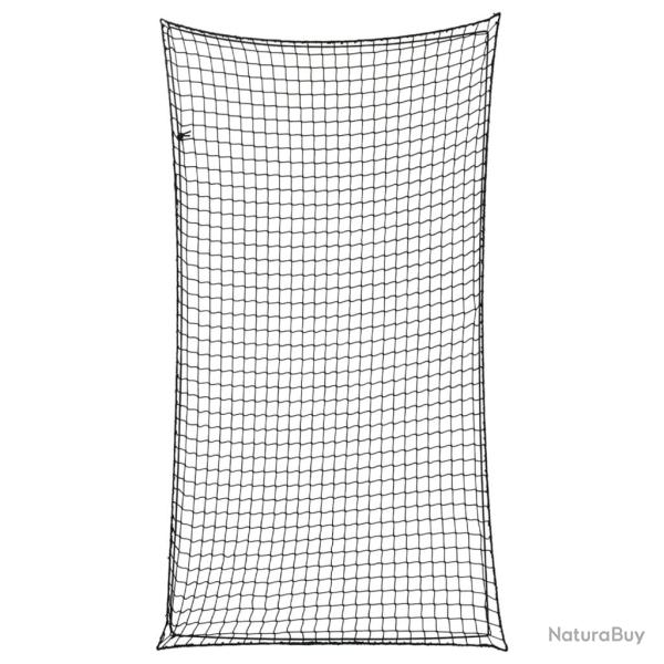 Filet pour remorque avec corde �lastique noir 3x1,65 m PP
