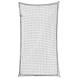 Filet pour remorque avec corde &eacute;lastique noir 4,5x2,5 m PP