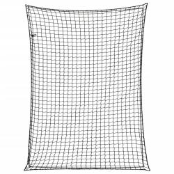 Filet pour remorque avec corde &eacute;lastique noir 4x3 m PP