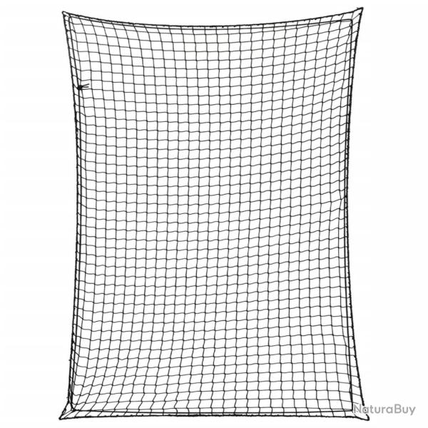 Filet pour remorque avec corde �lastique noir 4x3 m PP