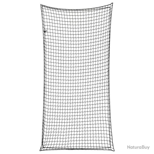 Filet pour remorque avec corde �lastique noir 7x3,5 m PP