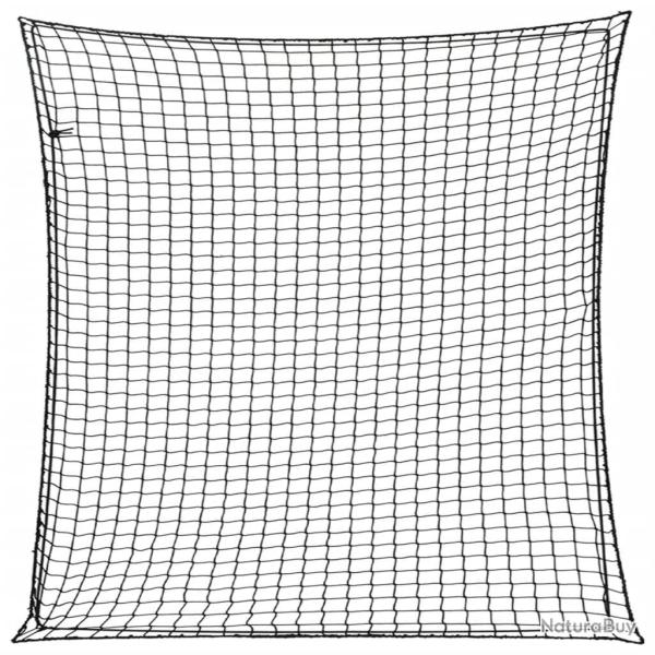 Filet pour remorque avec corde �lastique noir 4x4 m PP