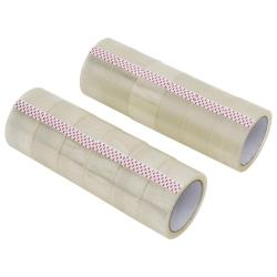 Ruban d'emballage 12 pcs transparent 48 mm x 66 m