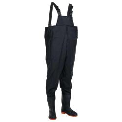 Cuissardes avec bottes noires, taille 38