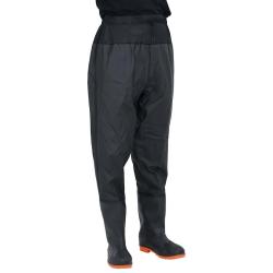 Cuissardes avec bottes noires, taille 42