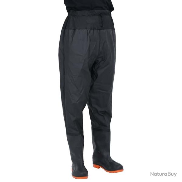 Cuissardes avec bottes noires, taille 42