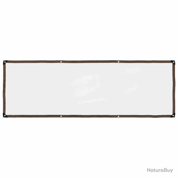 B�che transparente avec oeillets 1x3 m poly�thyl�ne