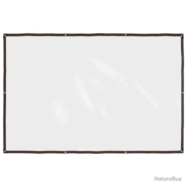 B�che transparente avec oeillets 2x3 m poly�thyl�ne