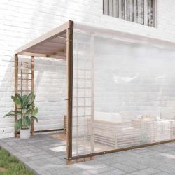 B&acirc;che transparente avec oeillets 10x10 m poly&eacute;thyl&egrave;ne