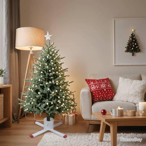 Support de sapin de No�l blanc 61x61x15,5 cm