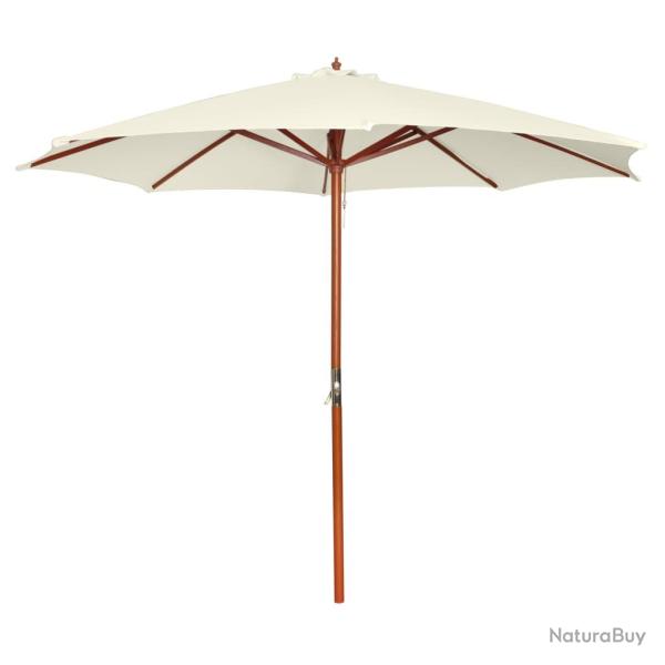 Parasol 300x258 cm Blanc sable