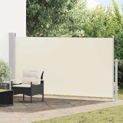 Auvent lat&eacute;ral de patio 160x300 cm Couleur cr&egrave;me