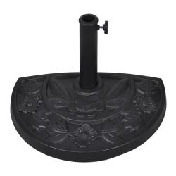 Socle de parasol demi-rond R&eacute;sine