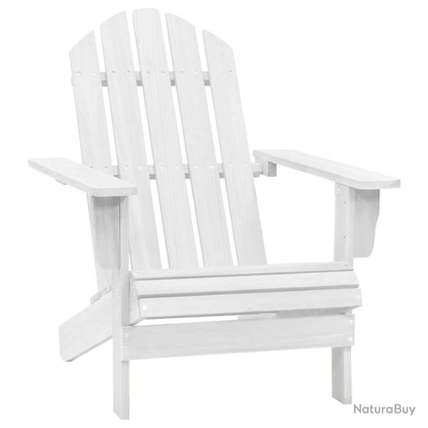 Chaise de bois blanc