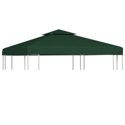 Recouvrement de remplacement d'auvent 310 g/m&sup2; 3 x 3 m Vert