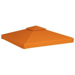Recouvrement de remplacement pour auvent, 310 g/m&sup2;, orange, pour la terrasse, 3 &times; 3 m