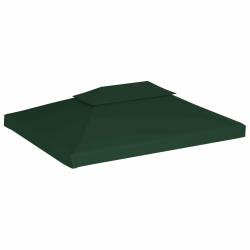 Recouvrement de remplacement pour auvent, 310 g/m&sup2;, vert, pour la terrasse, 3 &times; 4 m