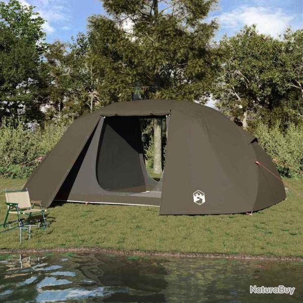 Tente de p�che avec toit avec �vent Marron 514 x 465 x 187 cm