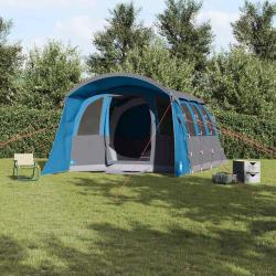 Tente familiale avec toit Bleu et gris 576 x 325 x 213 cm