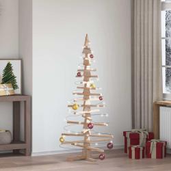 Sapin de No&euml;l en bois pour d&eacute;coration 150 cm Bois de pin massif