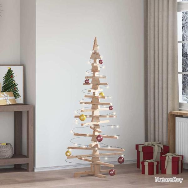Sapin de No�l en bois pour d�coration 150 cm Bois de pin massif