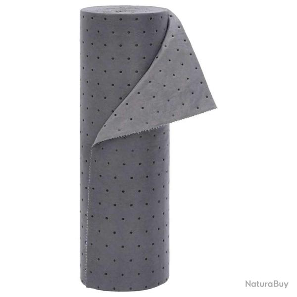 Tampon absorbant d'huile gris 40x1000 cm