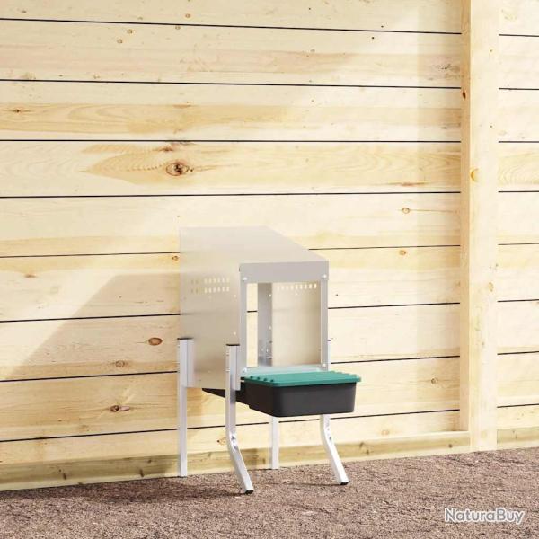 Nichoir � poules1 compartiment avec pieds en acier galvanis�