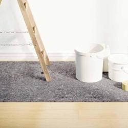 B&acirc;che de protection contre peinture 5 m 280 g/m&sup2; gris