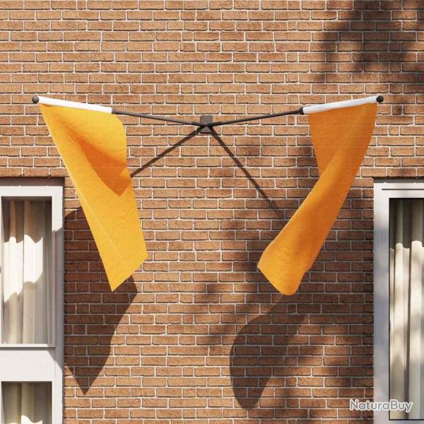 Support de Drapeau Noir 11,5 x 7,5 x 0,2 cm Acier