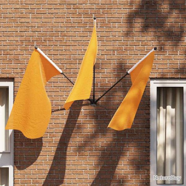 Support de Drapeau Noir 10,5 x 7,5 x 0,2 cm Acier