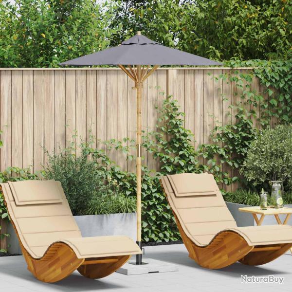 Parasol de Gris fonc� � 150 x 210 cm Bambou
