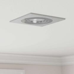 Projecteur 12 pcs Argent&eacute; 9 x 9 x 2 cm Aluminium