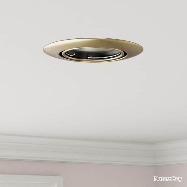 Projecteur 6 pcs Laiton 9 x 9 x 2,5 cm M�tal