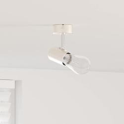 Spot de plafond Nickel 6,5 x 6 x 11,5 cm M&eacute;tal