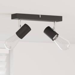 Spot de plafond Noir 26 x 6,5 x 11,5 cm M&eacute;tal