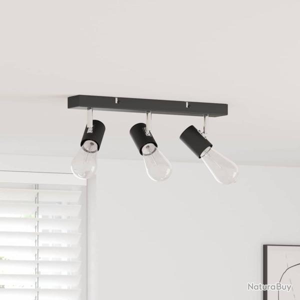 Spot de plafond Noir 38 x 6,5 x 11,5 cm M�tal